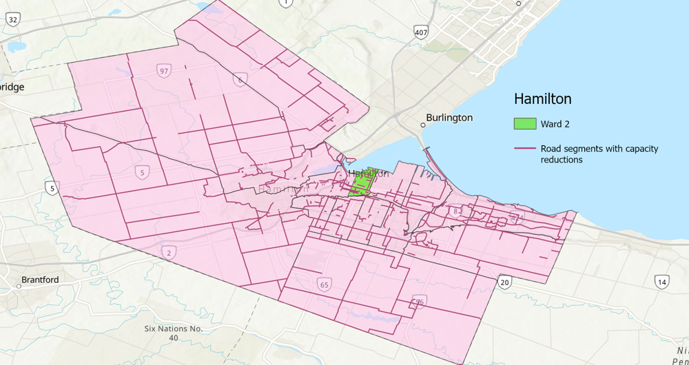 Bike Map 2 of Hamilton