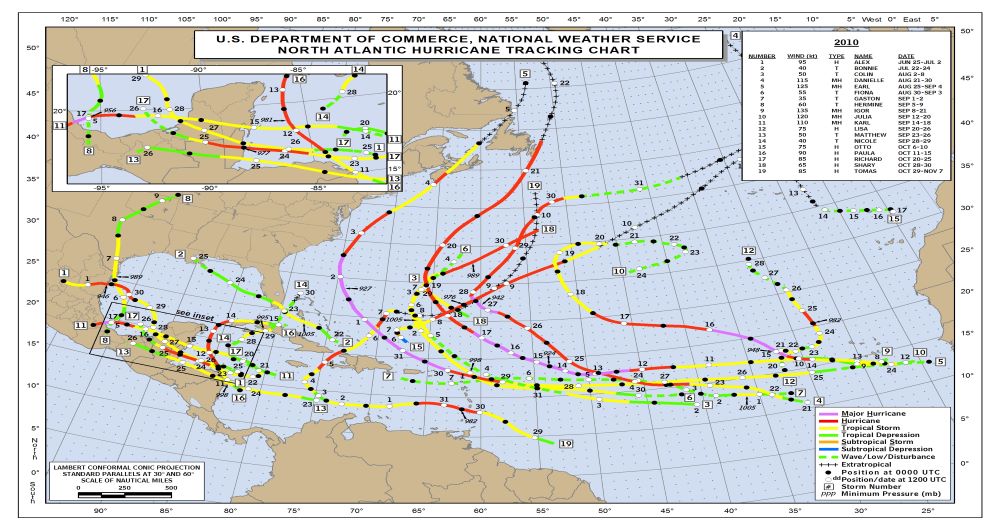 Hurricane Pathing